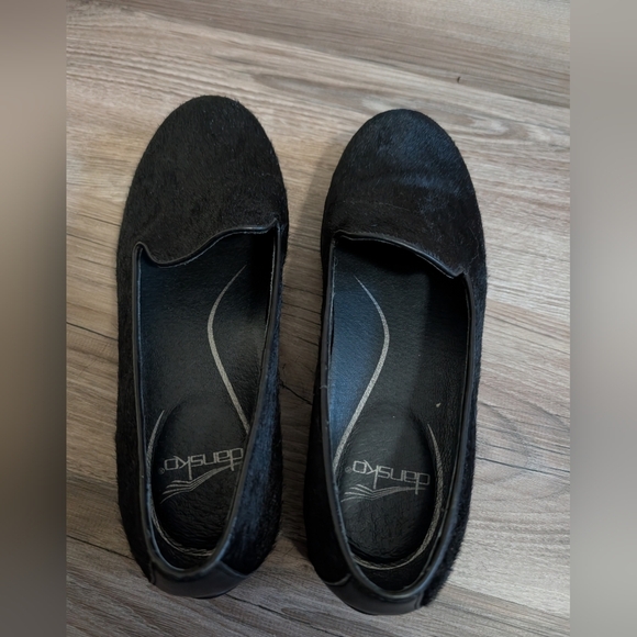 Dansko Women's 37, 6.5-7, Olivia, Black Calf Hair Loafer/Flat, Professional - Picture 6 of 7